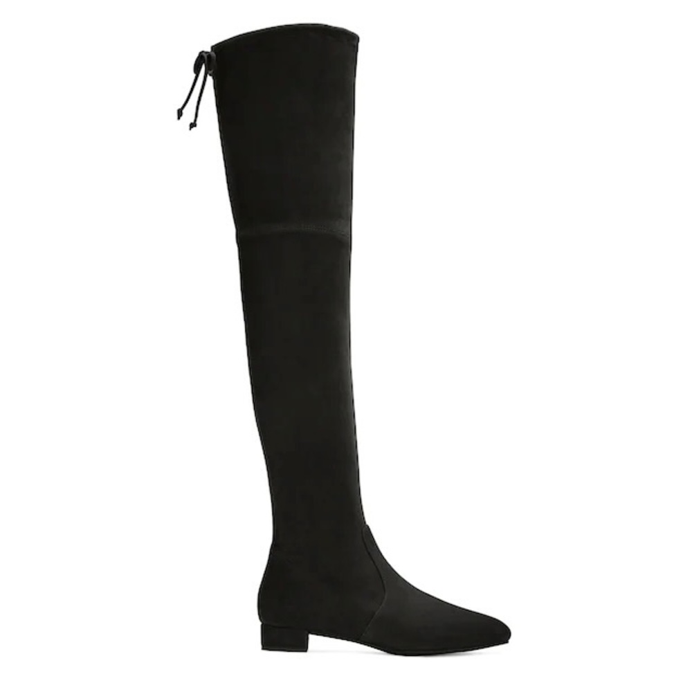 Stuart Weitzman Genna 25 City Over the Knee Black Suede Boot NWOT